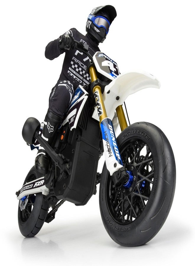 Pro-Line Racing 1/4 Supermoto Tire Front MTD Black Wheel PM-MX/SM PRO1022210 RC Tire - Image 4